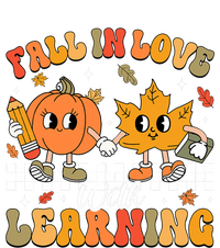 Retro Fall In Love With Learning Autumn Pumpkin Teacher T-Shirt