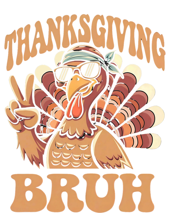 Thanksgiving Bruh Funny Turkey Fall T-Shirt