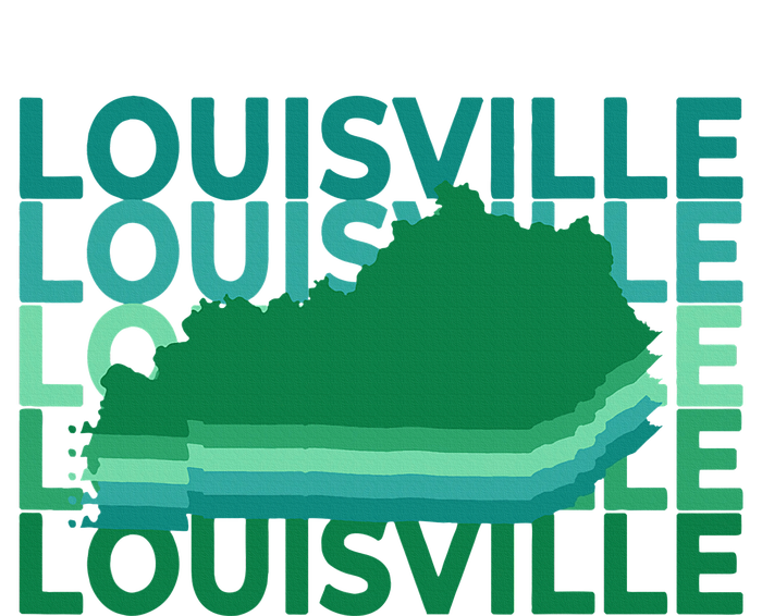 Louisville Kentucky Green Repeat Ky City Legacy Cool Fit Booney Bucket Hat