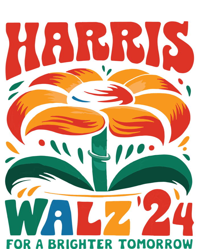 Kamala Harris Tim Walz 2024 Peace Lgbt Harris Walz Waltz T-Shirt