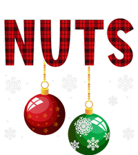 Chest Nuts Matching Chestnuts Funny Christmas Couples Nuts Women's Flannel Pajama Set