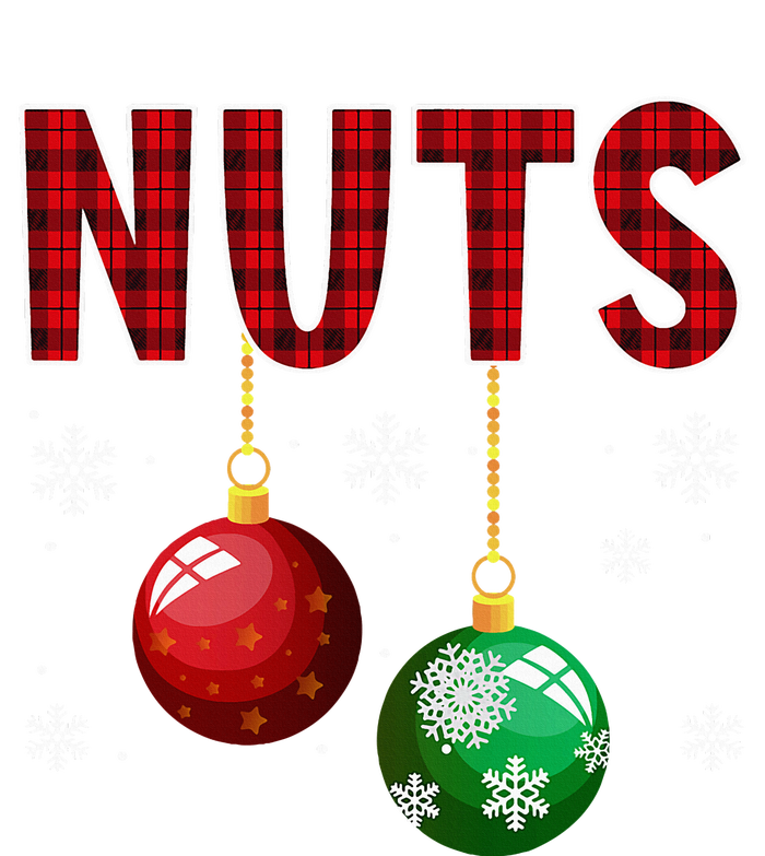 Chest Nuts Matching Chestnuts Funny Christmas Couples Nuts Women's Flannel Pajama Set