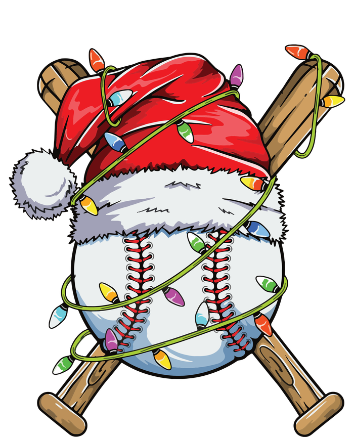 Santa Sports Design For Boy Christmas Baseball Player Sweatshirt Cinch Pack Bag