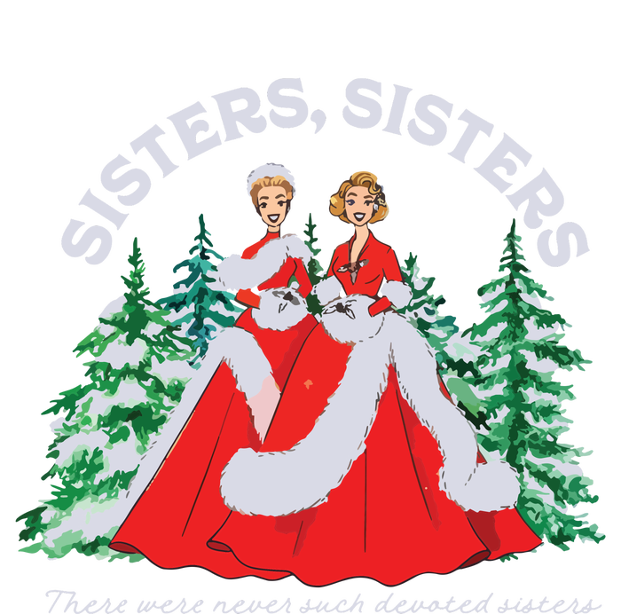 Sisters White Christmas Movie 1954 Xmas Snow Holiday Pajamas Grommeted Golf Towel