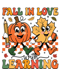 Fall In Love With Learning Thanksgiving Teacher Student Cooling Performance Crew T-Shirt