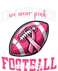 In October We Wear And Watch Football Breast Cancer T-Shirt