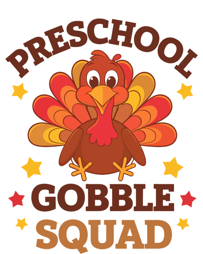 Preschool Gobble Squad Cute Turkey Thanksgiving Teacher Gift Sustainable Knit Beanie