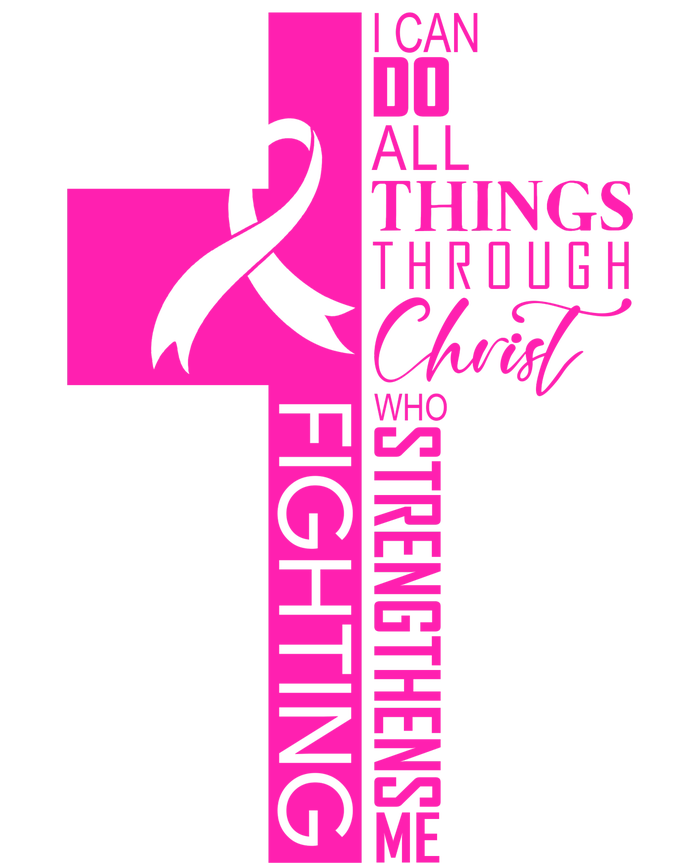 Breast Cancer Awareness Christian Cross Faith Toddler Fine Jersey T-Shirt