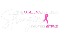 The Comeback Is Always Stronger Than The Set Back Breast Cancer Drawstring Bag