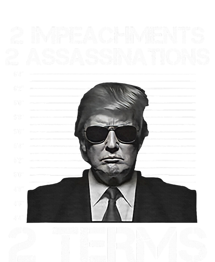 Trump 2 Impeachments 2 Assassinations 2 Terms Cooling Performance Crew T-Shirt