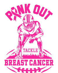 Out Tackle Breast Cancer Awareness Football Flat Bill Trucker Hat