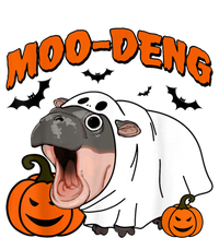 Funny Moo Deng Halloween Boo Ghost Costume Moodeng Lover Softstyle Adult Sport Polo