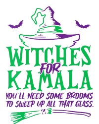 Witches For Kamala Harris Election 2024 Halloween Flat Bill Trucker Hat