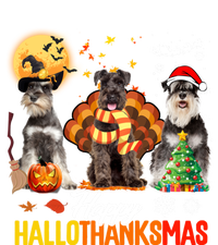 Schnauzer Happy Hallothanksmas Halloween Thanksgiving Xmas Cool Gift Pom Pom 12in Knit Beanie