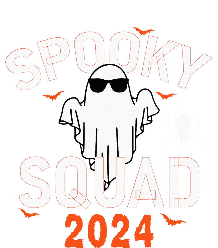 Spooky Squad 2024 Scary Halloween Bat Boo Softstyle Adult Sport Polo