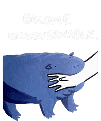 Become Ungovernable Funny Baby Hippo Moo Deng Funny Saying Baby Bodysuit