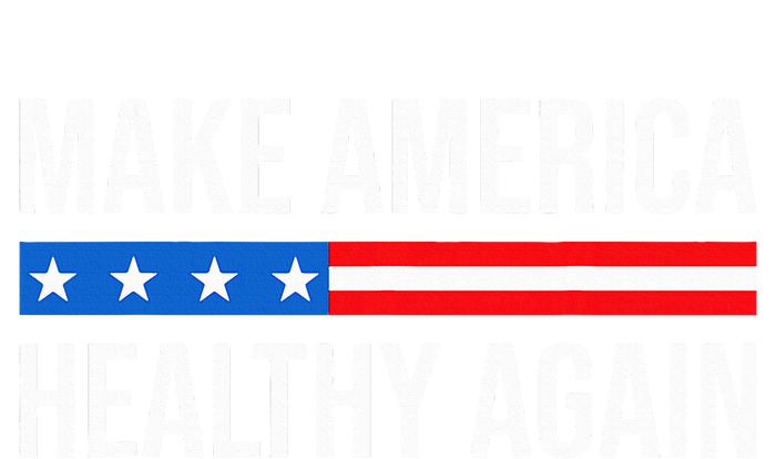 Make America Healthy Again Vintage Usa Flag T-Shirt