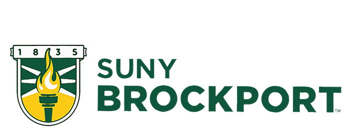 Suny Brockport Golden Eagles Torch Logo T-Shirt