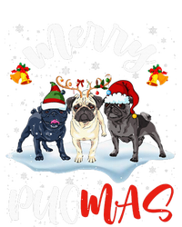 Merry Pugmas Funny Santa Reindeer Elf Pug Dog Christmas Mousepad