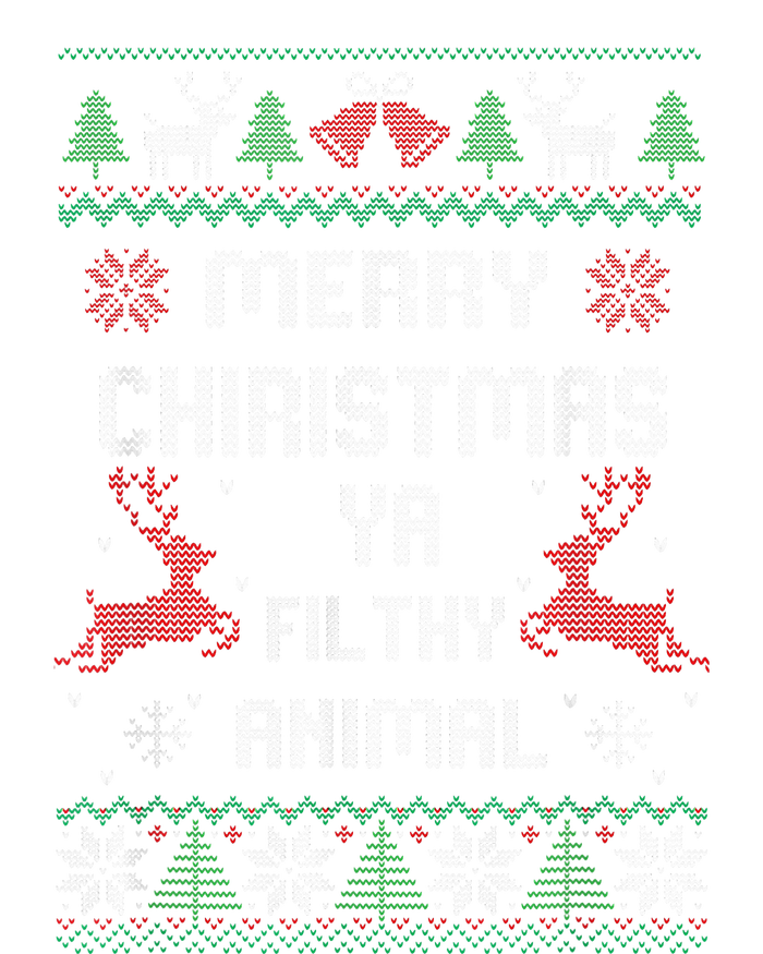 Merry Christmas Animal Filthy Ya Cooling Performance Crew T-Shirt