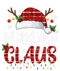 Mamaw Claus Christmas Lights Pajama Family Matching Kids Long Sleeve Shirt