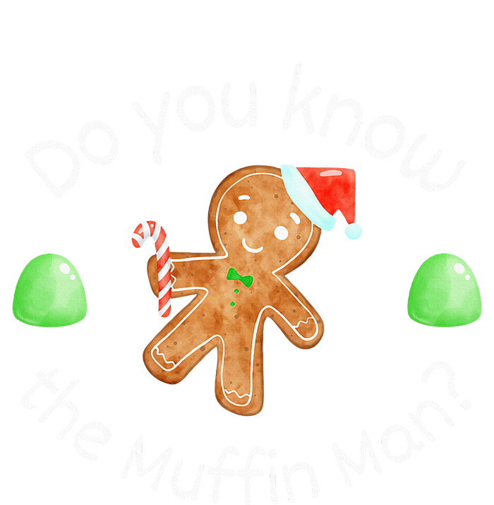 Merry Christmas Gingerbread Do You Know The Muffin Man V-Neck T-Shirt