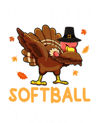 Thanksgiving Matching IM The Baseball Turkey Gift Kids Sweatshirt