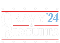 Gravy & Biscuits 24 Funny Presidential Election 2024 Parody Tie-Dye Long Sleeve Shirt