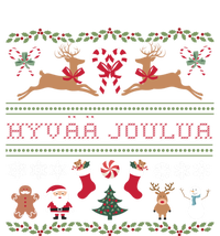 Ugly Finnish Hyvaa Joulua Merry Christmas Novelty Apparel Women's Pullover Hoodie