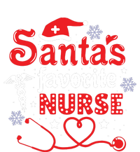 SantaS Favorite Nurse Christmas Short Sleeve Yupoong Adult 5-Panel Trucker Hat