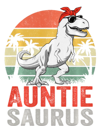 Auntiesaurus T Rex Dinosaur Auntie Saurus Family Matching Long Sleeve Yupoong Adult 5-Panel Trucker Hat