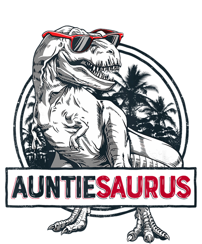 Auntiesaurus T Rex Dinosaur Auntie Saurus Family Matching Tank Top T-Shirt