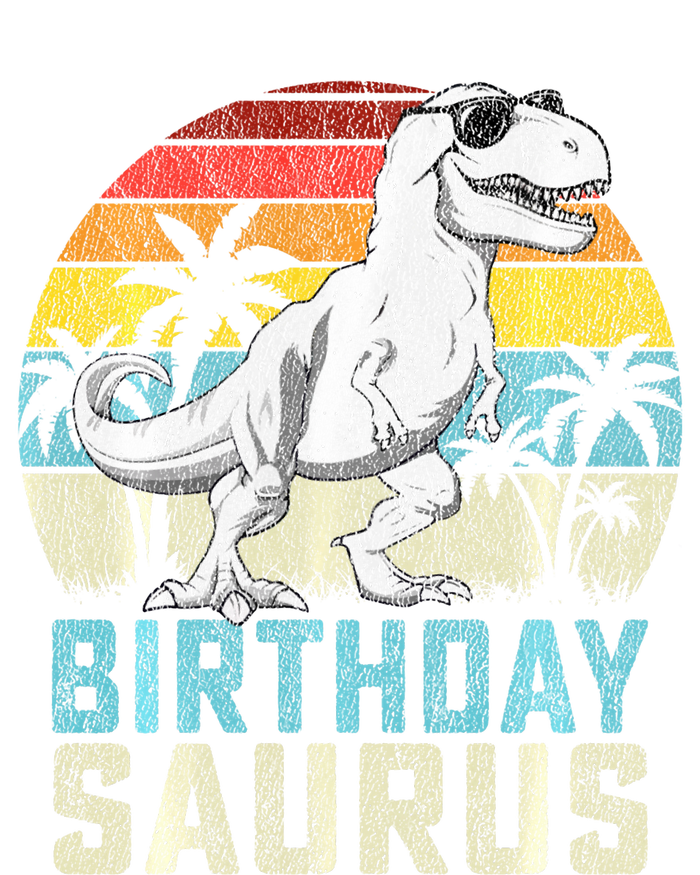 Birthdaysaurus T Rex Dinosaur Birthday Saurus Family Long Sleeve Premium T-Shirt