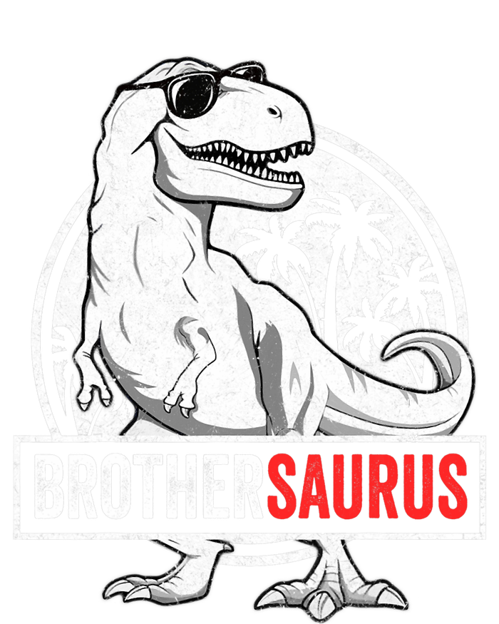 Brothersaurus T Rex Dinosaur Brother Saurus Family Matching 7-Panel Snapback Hat