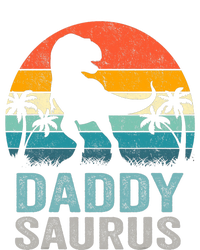 Daddysaurus Funny FatherS Day T Rex Daddy Saurus Women's Fleece Hoodie