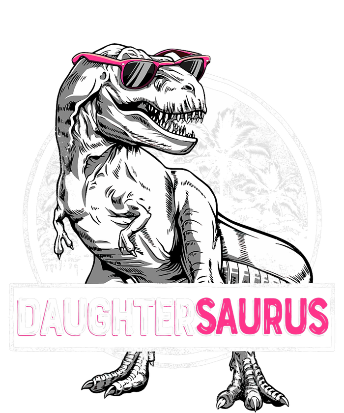 Daughtersaurus T Rex Dinosaur Funny Daughter Saurus Family 16 in Basic Backpack