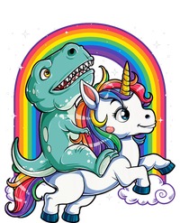 Dinosaur Riding Unicorn Rainbow Gifts T Rex 7-Panel Snapback Hat