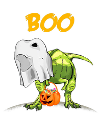 Ghost Dinosaur T Rex Funny Boo Halloween Pumpkin T-Shirt