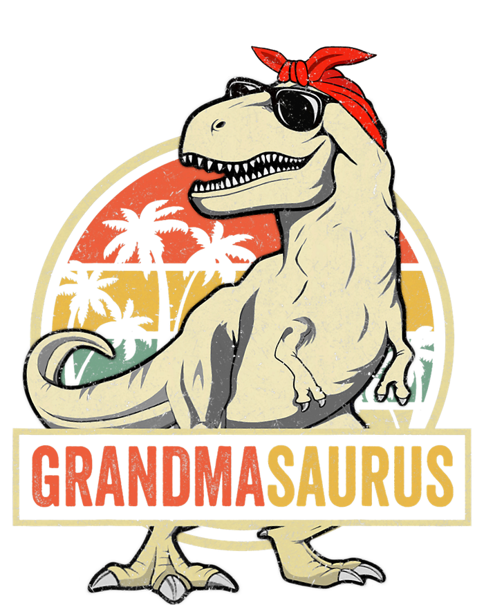 Grandmasaurus T Rex Dinosaur Grandma Saurus Family Matching T-Shirt