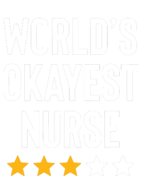 Worlds Okayest Nurse Er Cna Rn Nurse Life Funny Nurse Week Zip Tote Bag