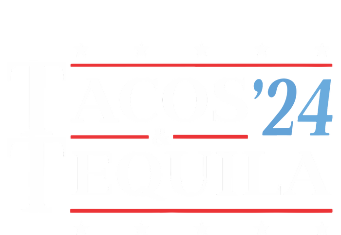 Tacos & Tequila 24 Funny Presidential Election 2024 Parody Women's Fleece Hoodie