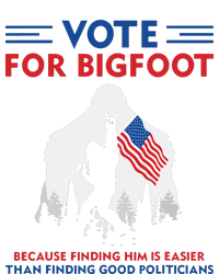 Vote For Bigfoot 2024 Funny Sasquatch Presidential Election Mousepad