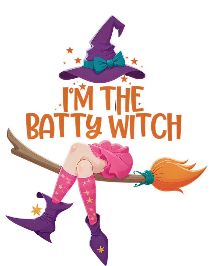 Halloween Costume IM The Batty Witch Family Matching Women's V-Neck T-Shirt