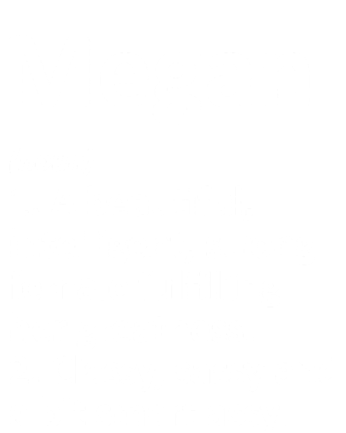 Megan Definition Personalized Name Funny Christmas Gift Women's Racerback Tank