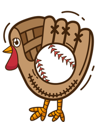 Turkey Baseball Glove Thanksgiving Day Catchers Dads Gift Softstyle Adult Sport Polo