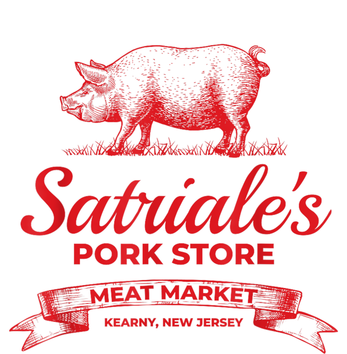 Satriales Pork Store Kearny New Jersey Womens Funnel Neck Pullover Hood