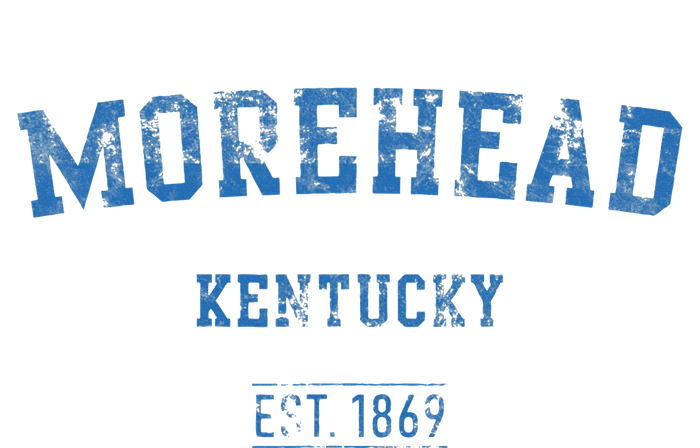 Morehead Kentucky Distressed Text Sport Style T-Shirt