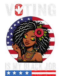 Voting Is My Black Job Gift Softstyle Adult Sport Polo