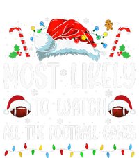 Most Likely To Watch All The Football Games Christmas Family Premium Hoodie