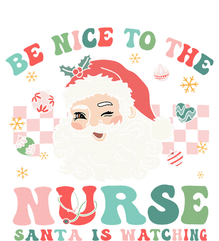 Nurse Christmas Be Nice To The Nurse Santa Is Watching Core Soft Shell Jacket